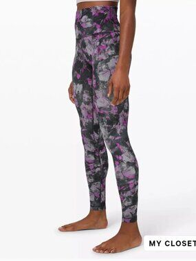 Lululemon align 28" legging floral shift multi size 2